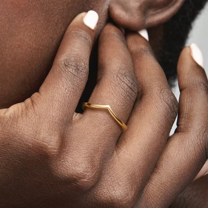 Bague Wishbone polie Bague Wishbone polie