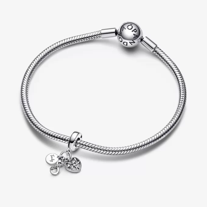 Breloque triple pendentif Family Infinity Breloque triple pendentif Family Infinity