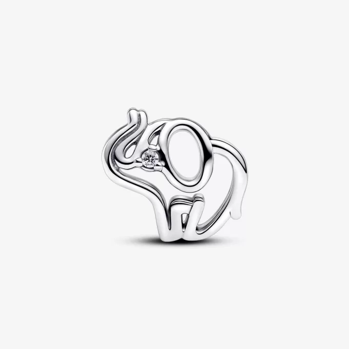 Charm Éléphant Ajouré Charm Éléphant Ajouré