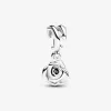Charm pendentif rose en fleurs Charm pendentif rose en fleurs