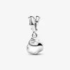 Charm pendentif rose en fleurs Charm pendentif rose en fleurs