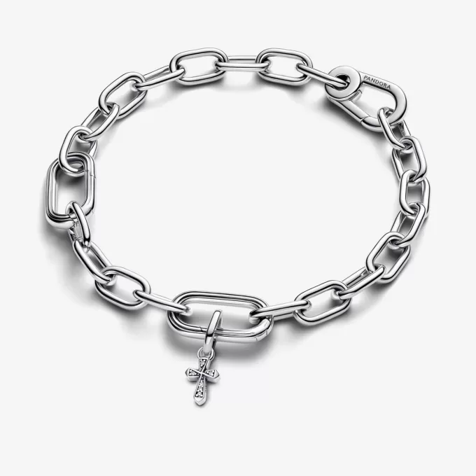Pandora ME – Mini pendentif en forme de croix étincelante Pandora ME – Mini pendentif en forme de croix étincelante