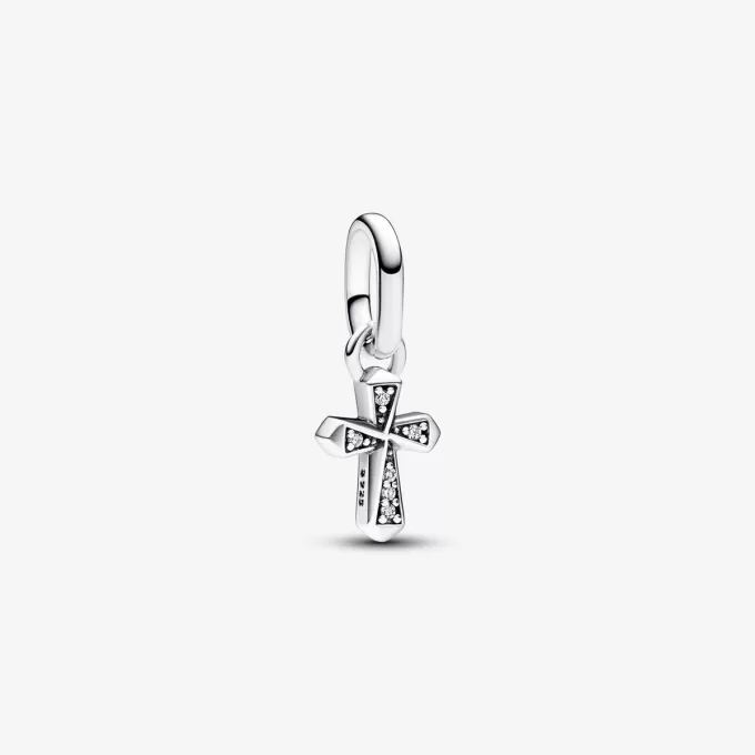Pandora ME – Mini pendentif en forme de croix étincelante Pandora ME – Mini pendentif en forme de croix étincelante