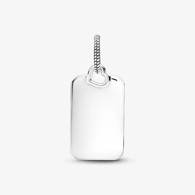 Pendentif étiquette rectangulaire gravable Pendentif étiquette rectangulaire gravable