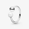 VENTE FINALE – Bague ouverte en perles et perles de culture d’eau douce VENTE FINALE – Bague ouverte en perles et perles de culture d’eau douce